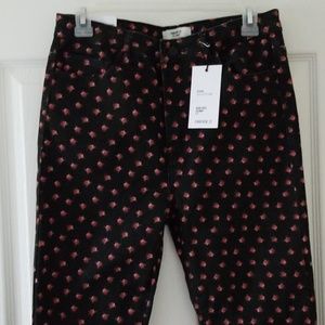 Forever 21 Rose Print Jeans size 29